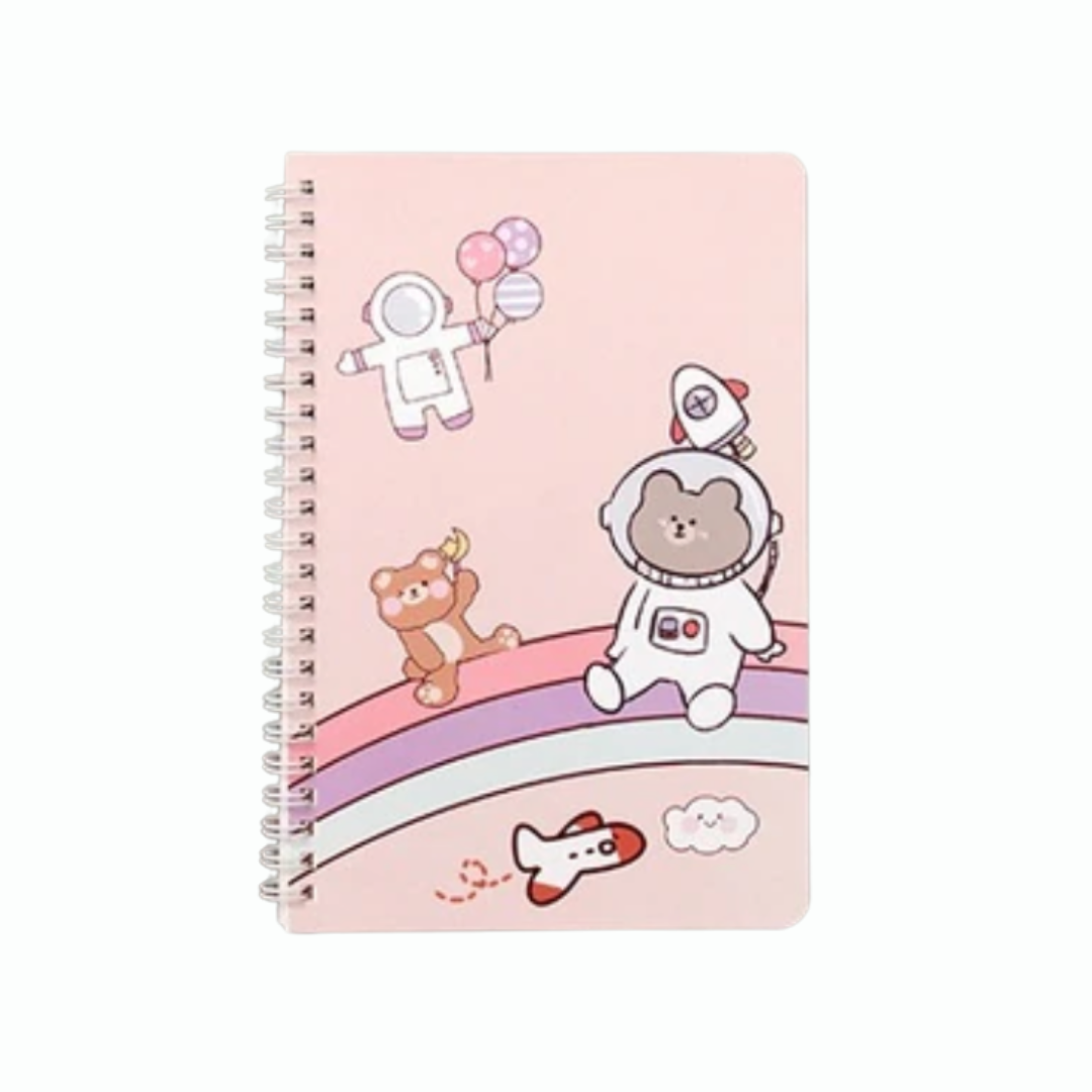 cute A5 spiral notebook