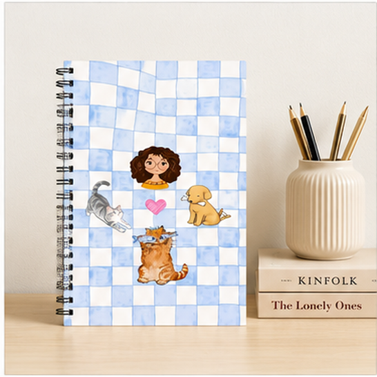 Pet Friends A5 Spiral Notebook