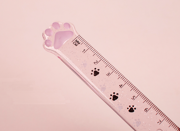 Paper Bear Shop Kawaii Cat paw ruler