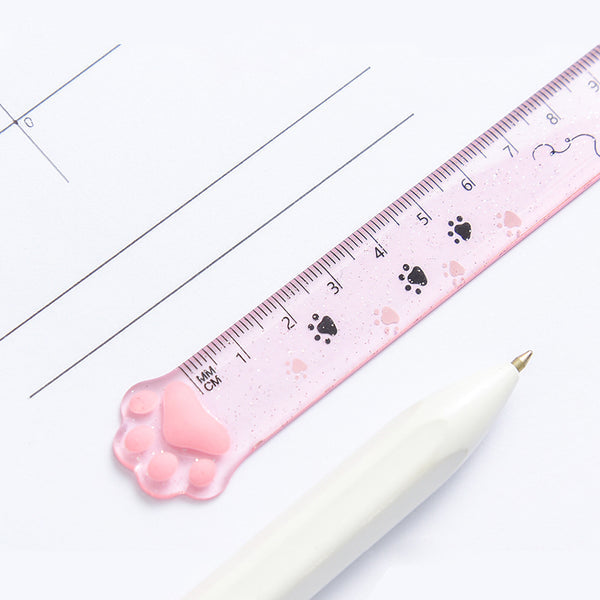 Paper Bear Shop Kawaii Cat paw ruler