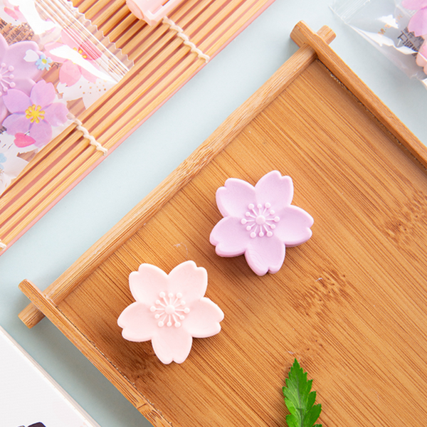 Paper Bear Shop Kawaii Cherry blossom eraser