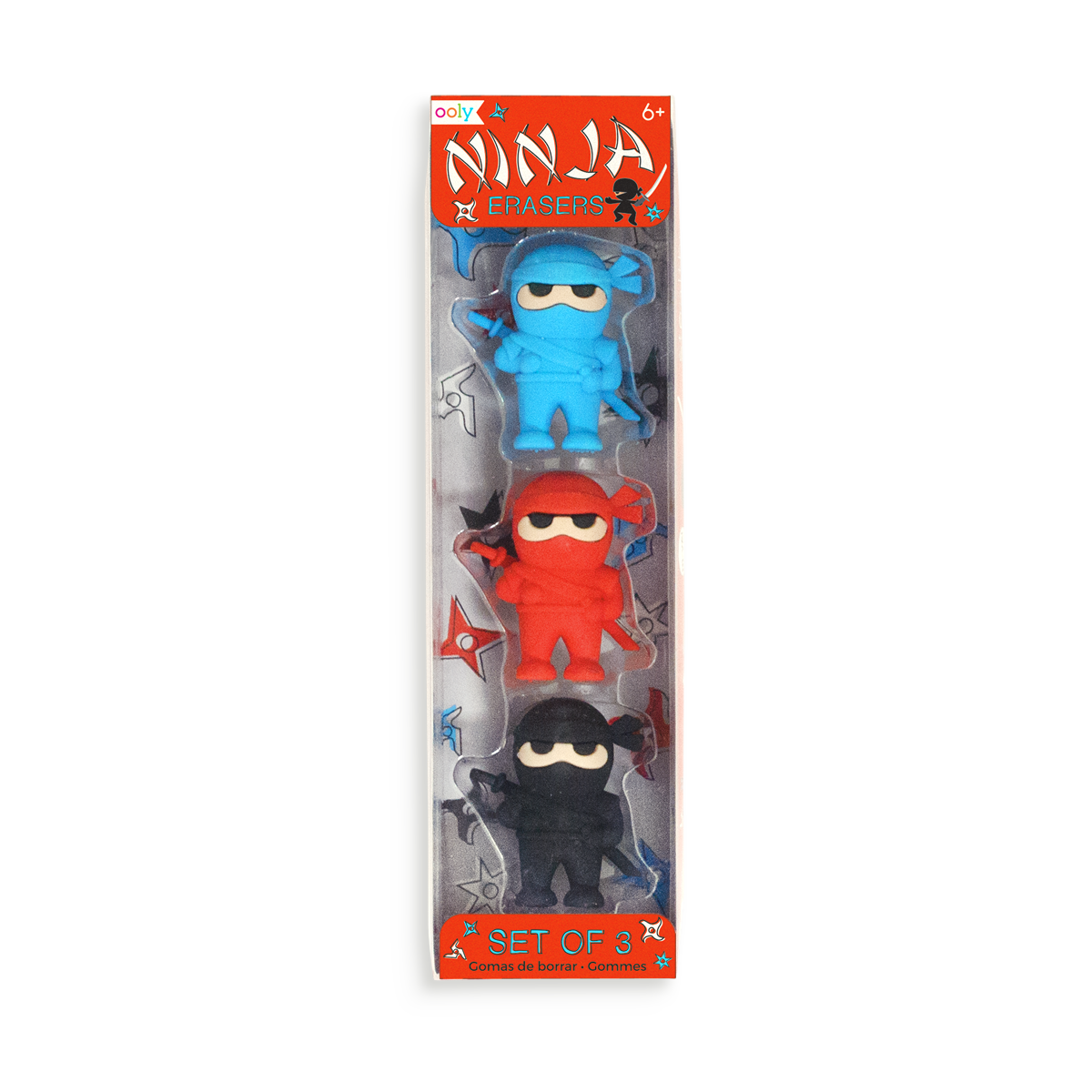 Paper Bear Shop OOLY Ninja Erasers