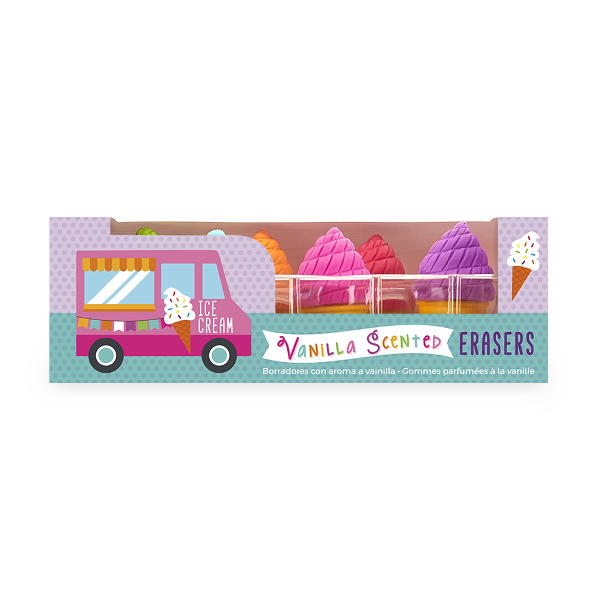 Paper Bear Shop OOLY Petite Sweets Ice Cream Shoppe Scented Erasers