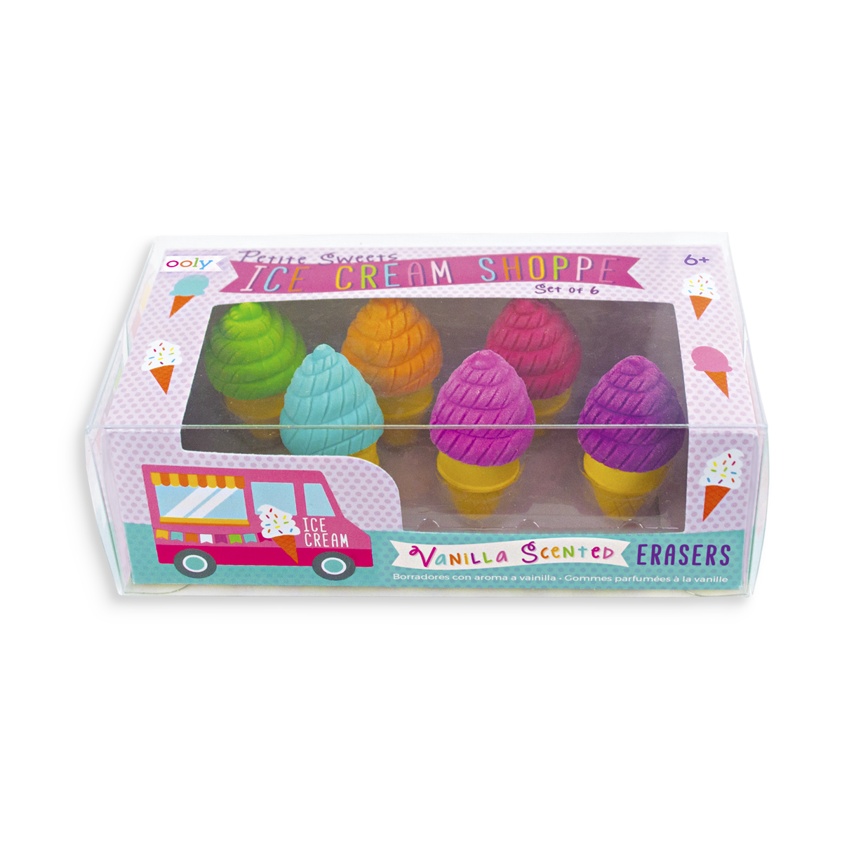 Paper Bear Shop OOLY Petite Sweets Ice Cream Shoppe Scented Erasers