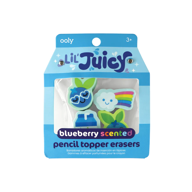 Lil’ Juicy scented topper erasers