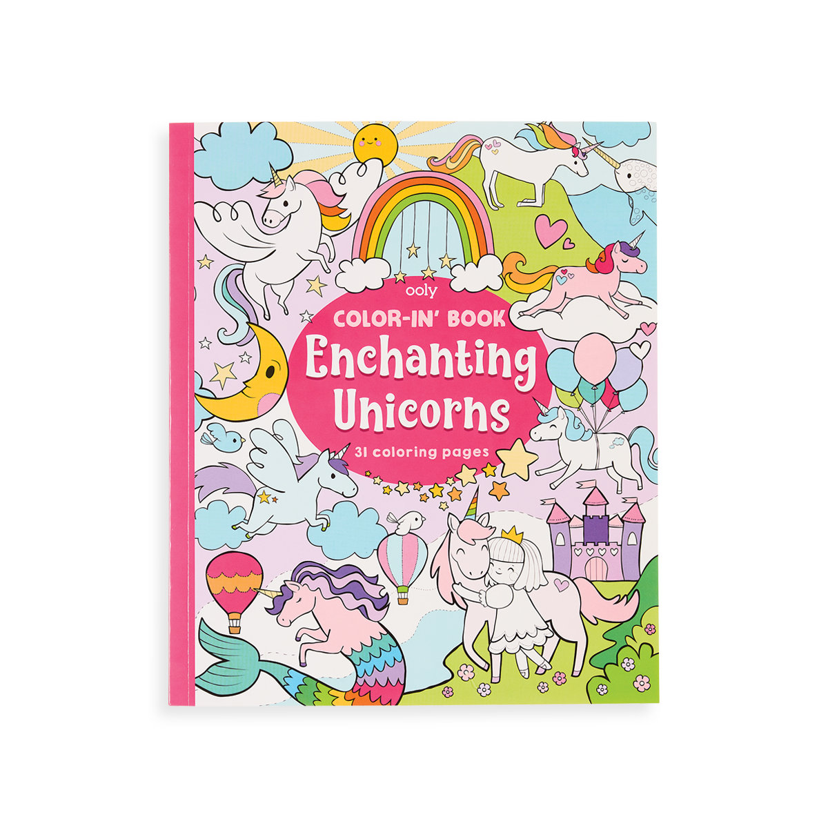 Color-in' Book: Enchanting Unicorns
