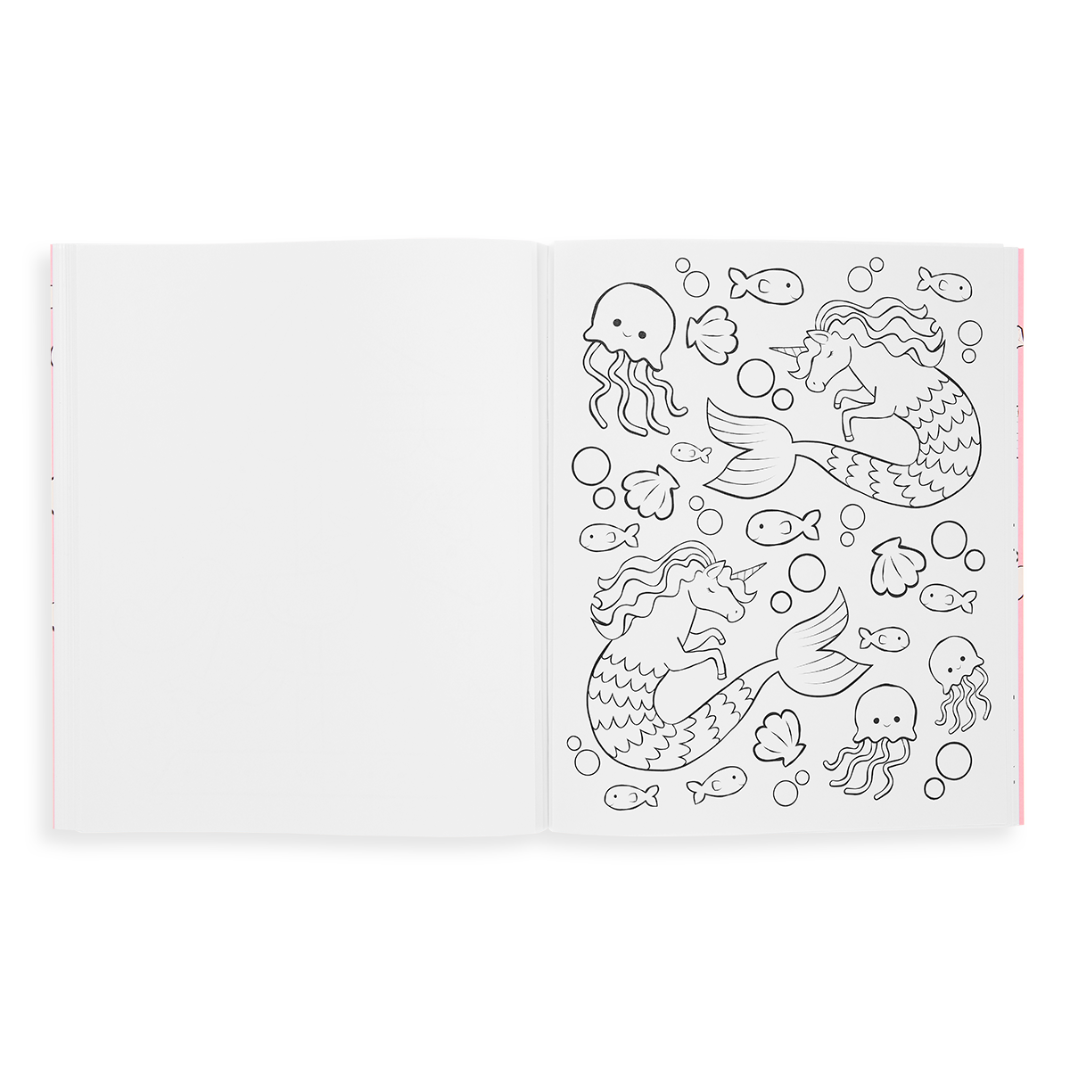 Color-in' Book: Enchanting Unicorns