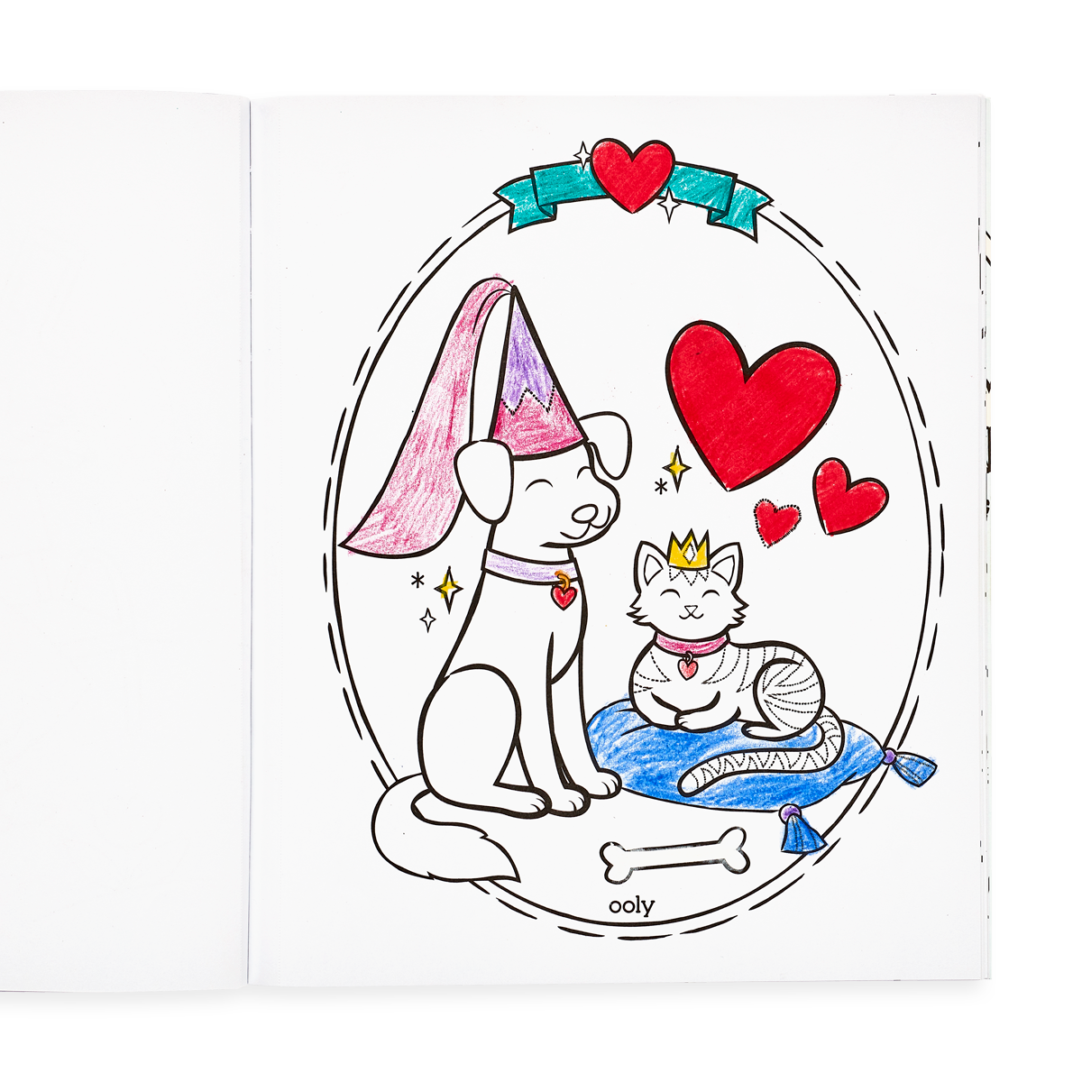 Color-in' Book : Princess & Fairies