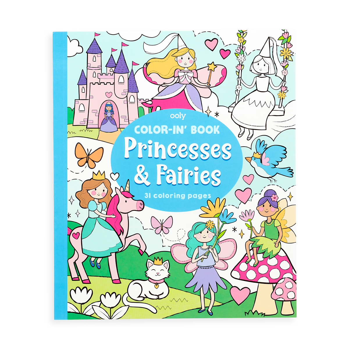 Color-in' Book : Princess & Fairies