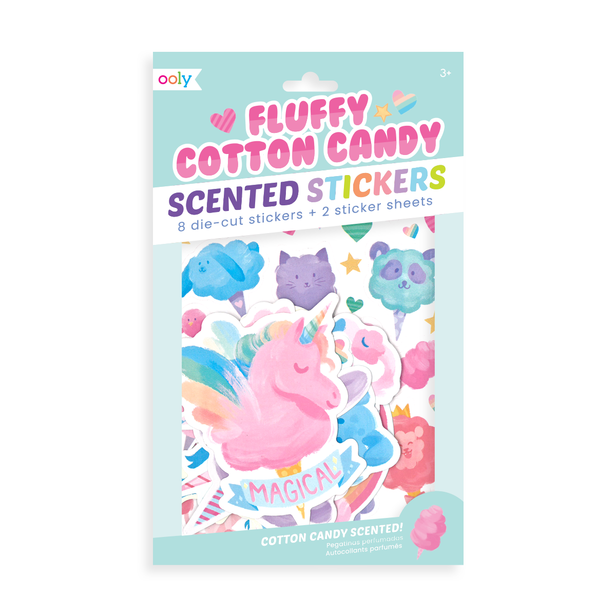 Paper Bear Shop OOLY Scented Scratch Stickers: Fluffy Cotton Candy