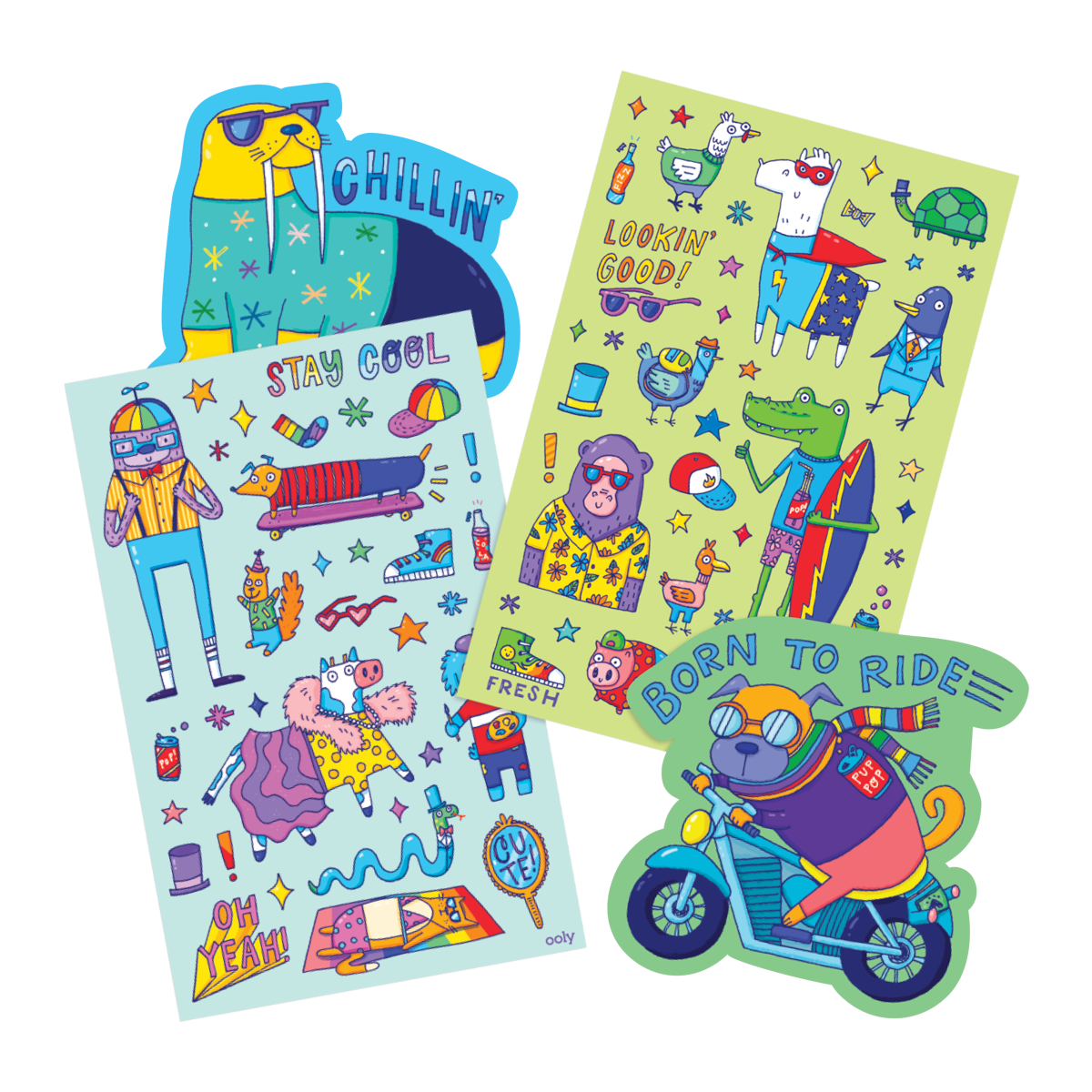 Paper Bear Shop OOLY Scented Scratch Stickers: Dressed to Impress