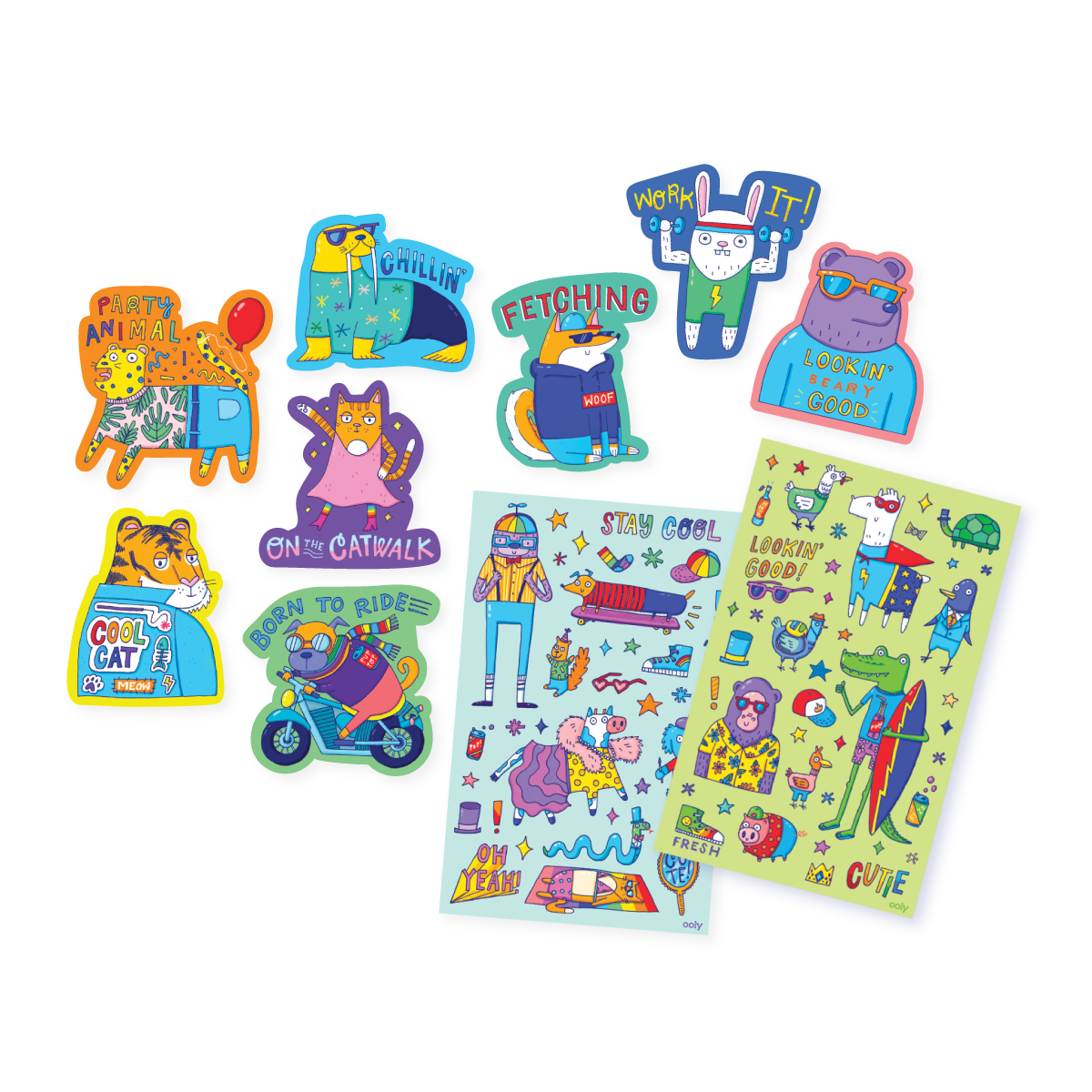 Paper Bear Shop OOLY Scented Scratch Stickers: Dressed to Impress