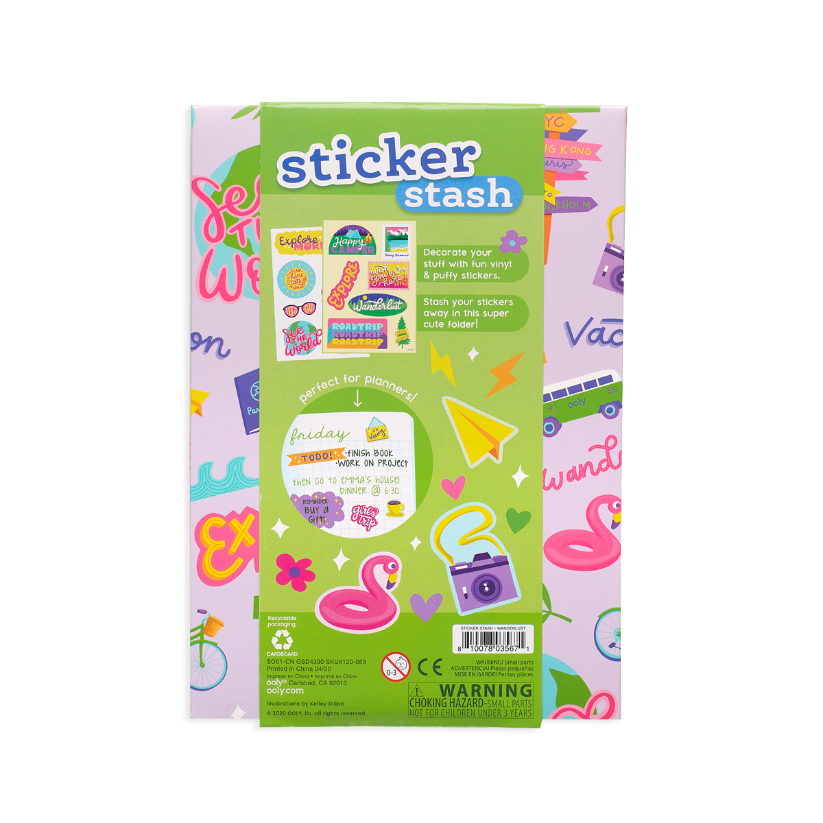 Paper Bear Shop OOLY Wander Lust Sticker Stash