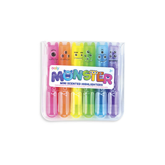 Paper Bear Shop OOLY Mini Monster Scented Highlighter Markers