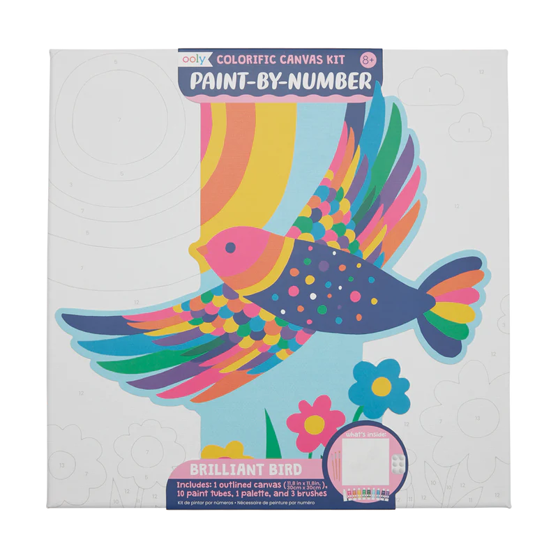 Colorific Canvas Paint By Number - Brilliant Bird