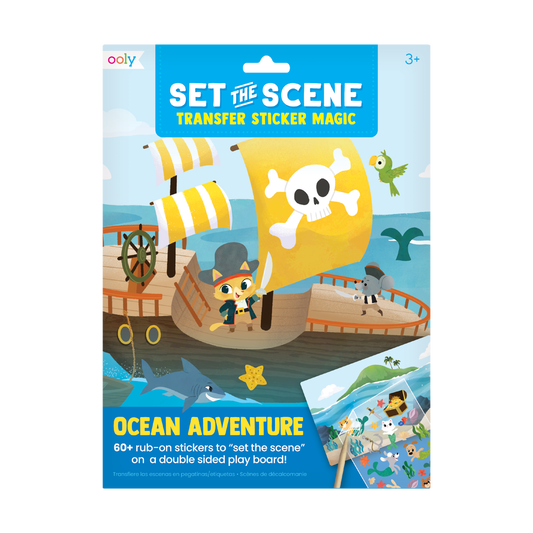 Paper Bear Shop OOLY Set The Scene Transfer Stickers Magic - Ocean Adventure
