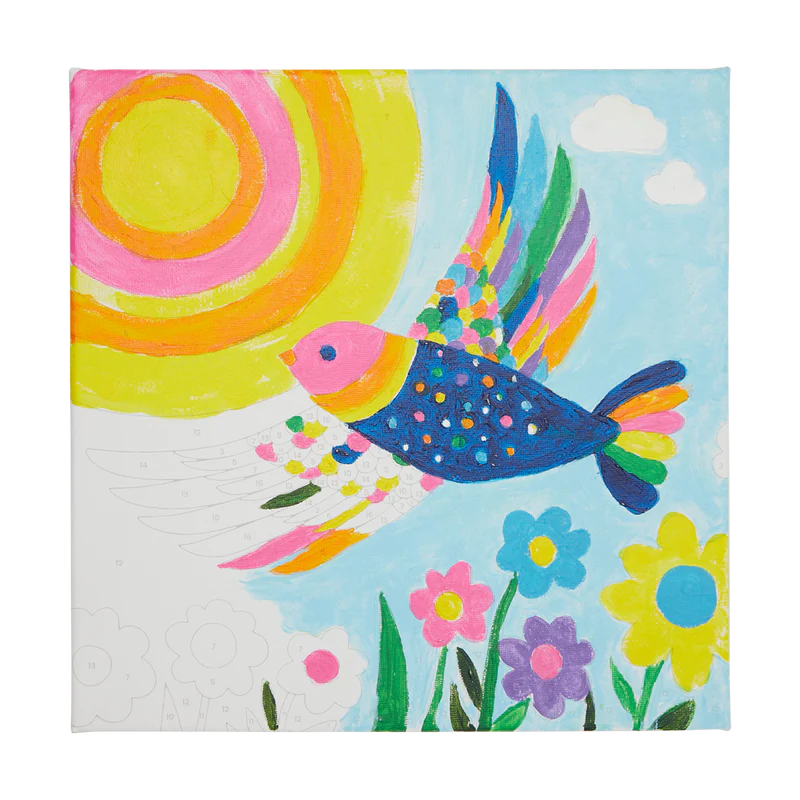 Colorific Canvas Paint By Number - Brilliant Bird