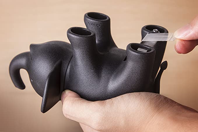 Qualy elephant tape dispenser and pin holder