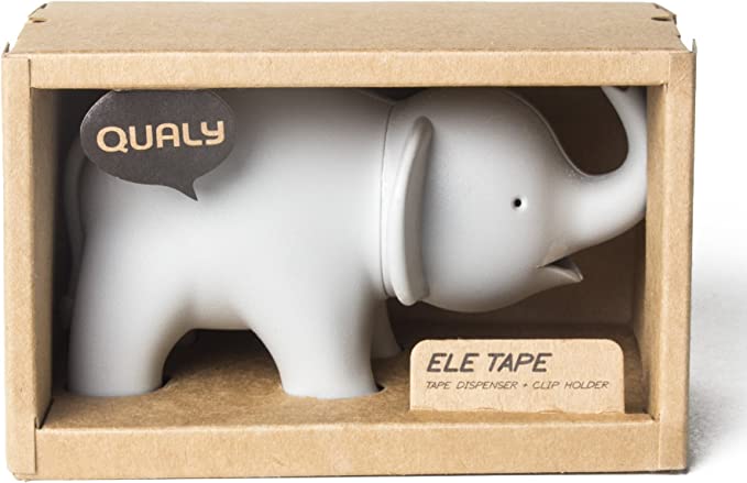 Qualy elephant tape dispenser and pin holder