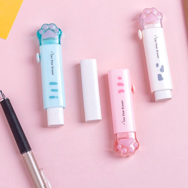 Paper Bear Shop Kawaii Cat paw eraser
