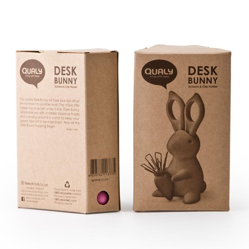 Paper Bear Shop QUALY desk bunny scissors