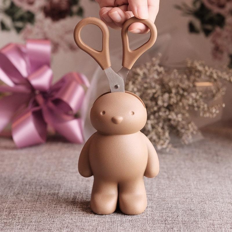 Teddy Bear Scissors, Pin Holder & Paper Weight (3 in 1)