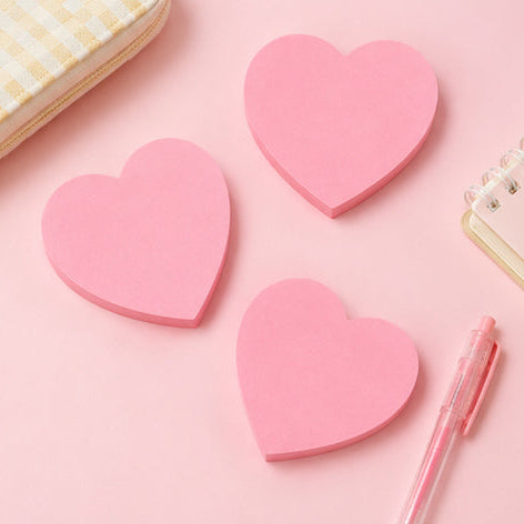 Heart Shaped Sticky Notes