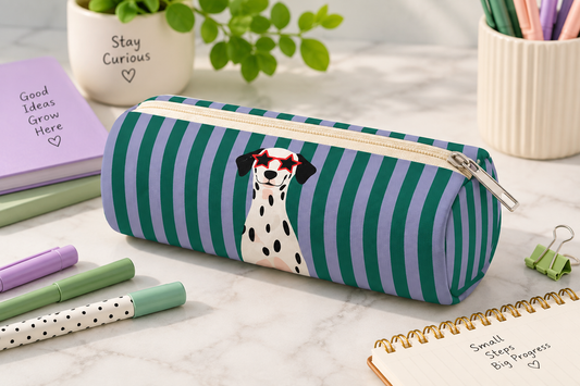 Cool Dalmatian Striped Pencil Case