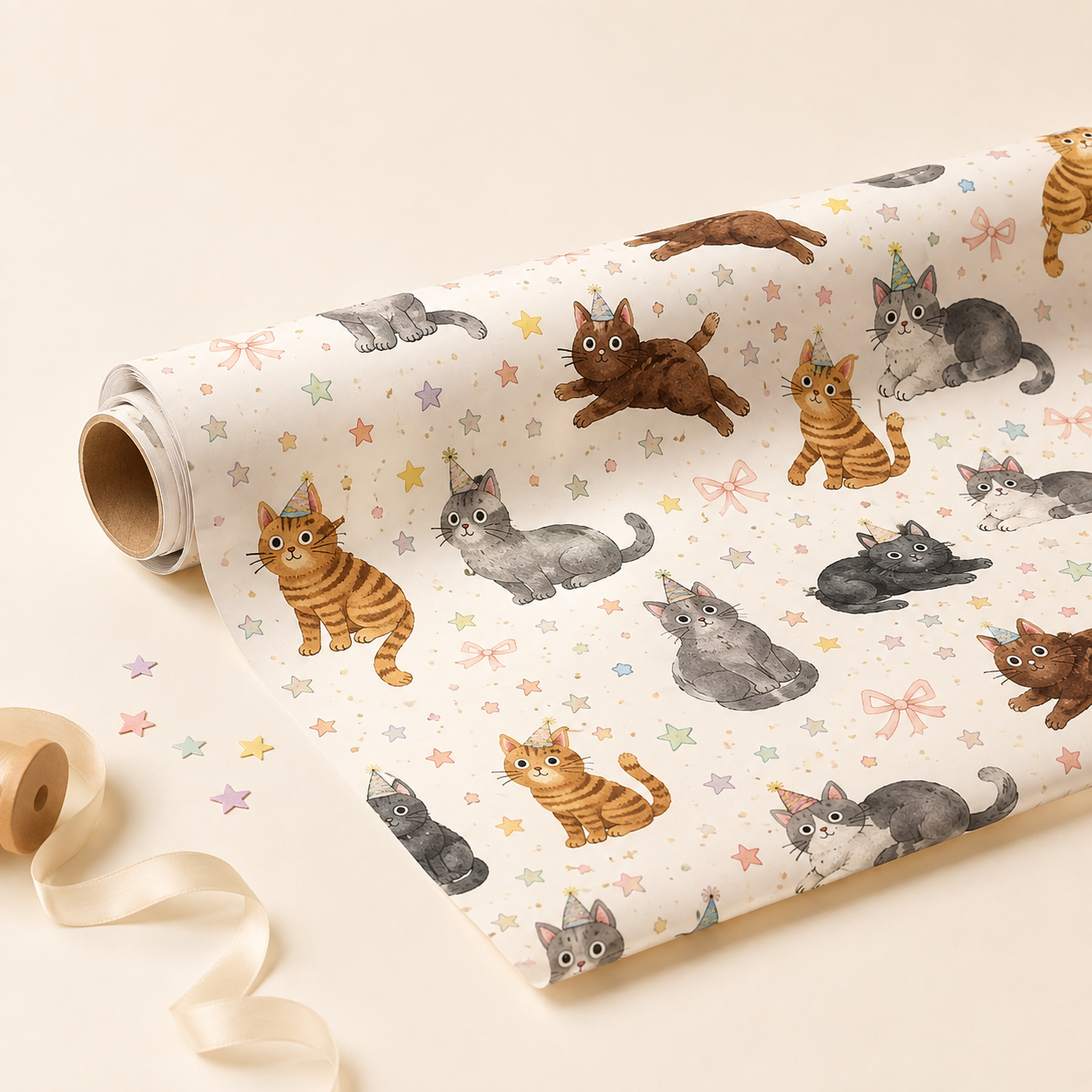 Party Cats Gift Wrapping Paper