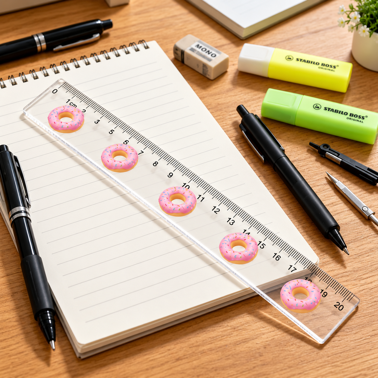 Donuts Acrylic Ruler