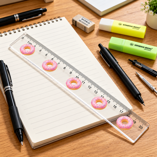 Donuts Acrylic Ruler