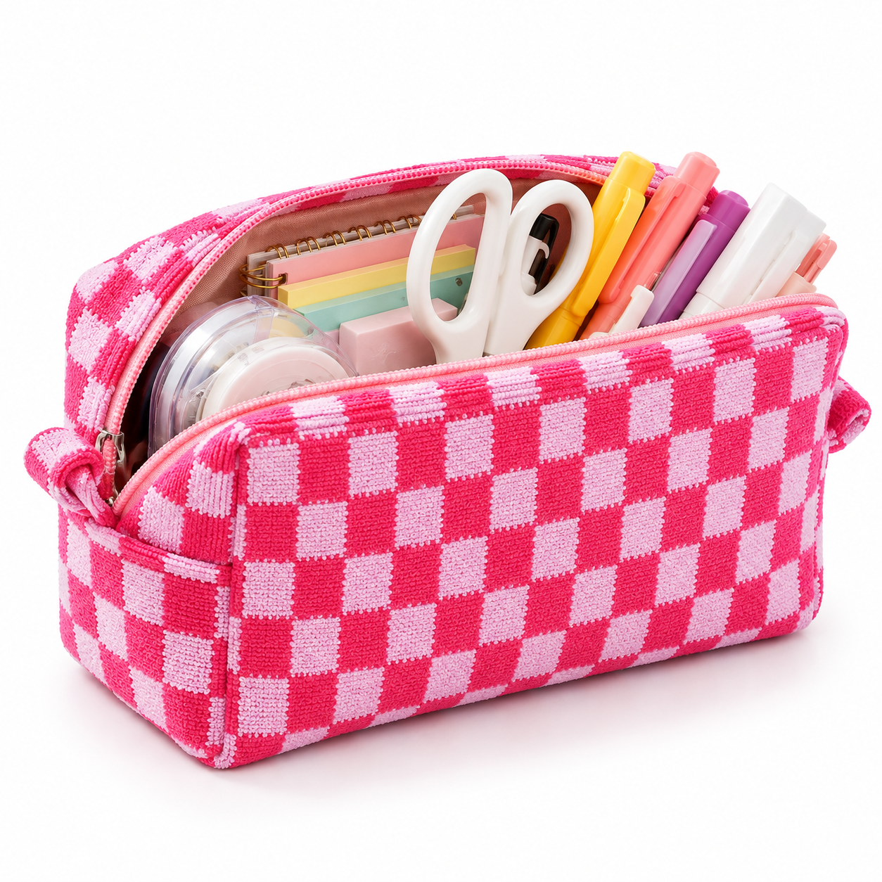 Picnic Check Pencil Pouch