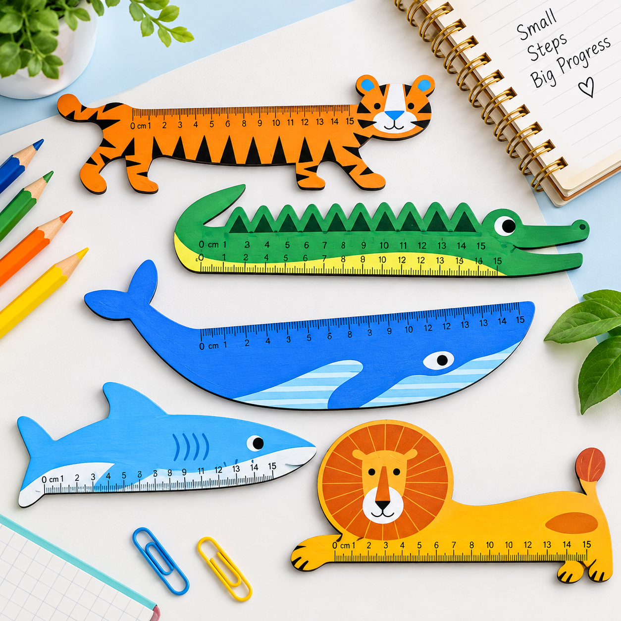2D Flat Animal Rulers