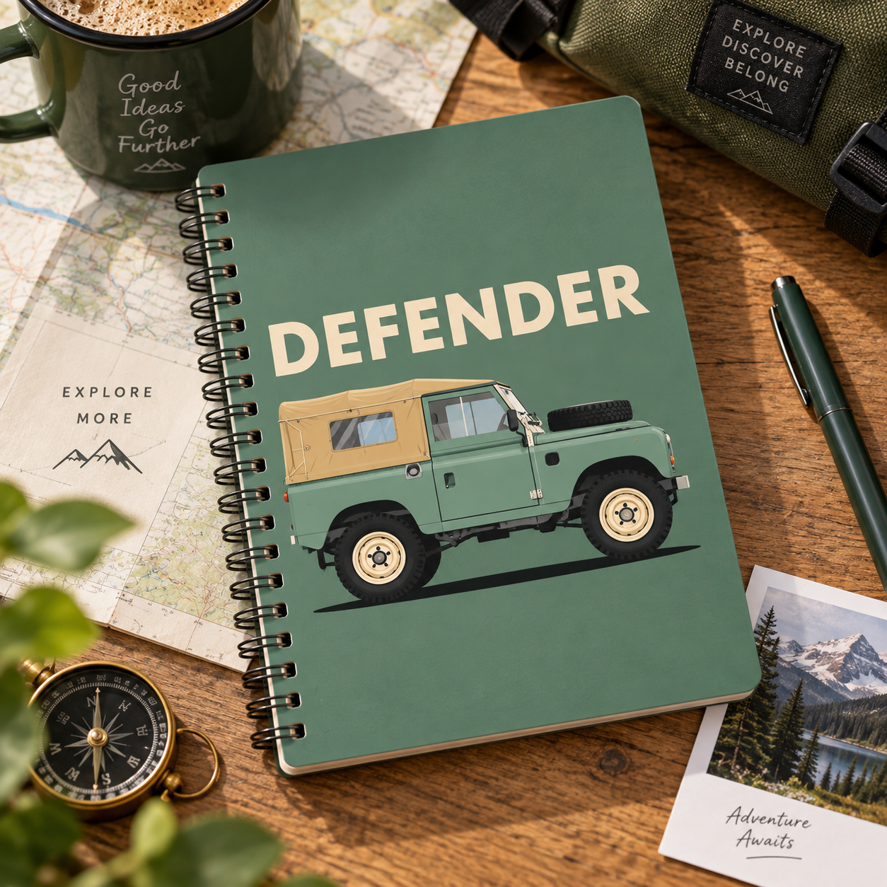 Defender A5 Spiral Notebook