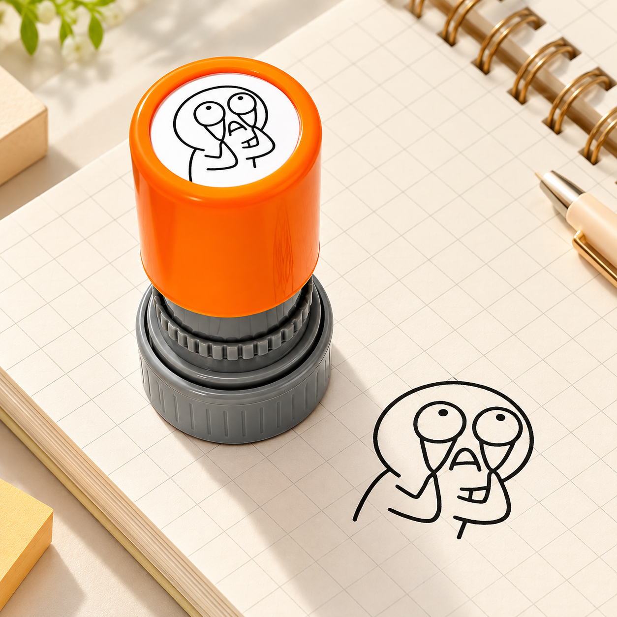 Funny Expressions Stamp