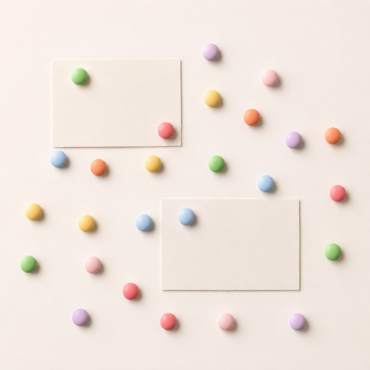 Pastel Dot Magnet (set of 12)