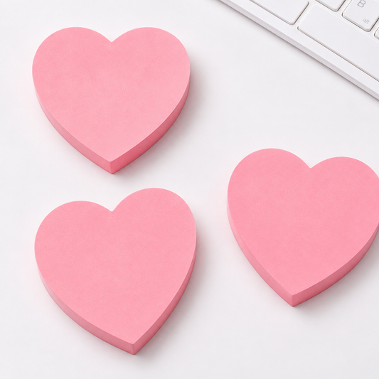 Heart Shaped Sticky Notes