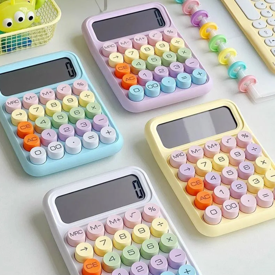 Cute candy calculator, that is so adorable. It can be easily carried anywhere, and makes solving math problems fun!