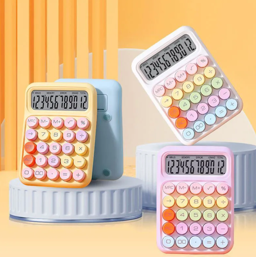 Cute candy calculator, that is so adorable. It can be easily carried anywhere, and makes solving math problems fun!