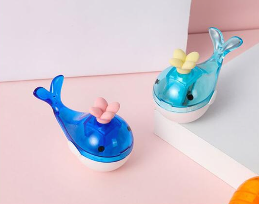 Cartoon Dolphin Toilet Sharpener and Eraser