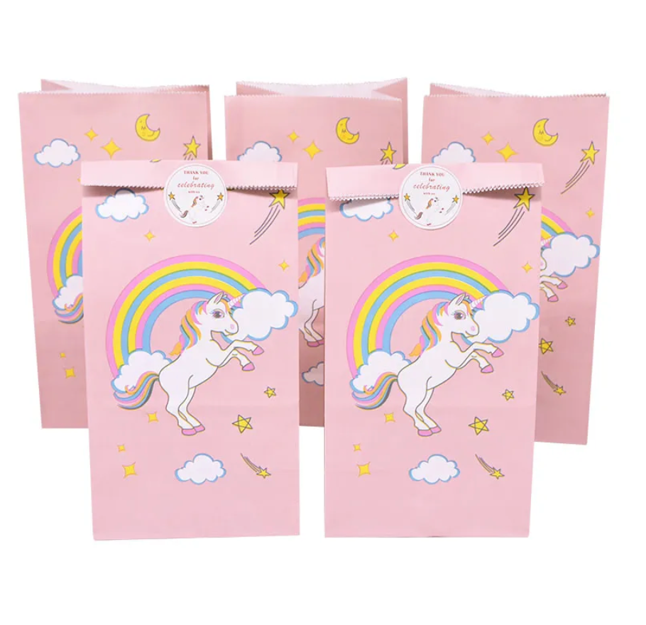 unicorn birthday giveaway bags