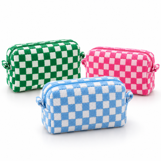 Picnic Check Pencil Pouch