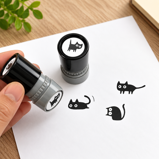 Black Cat Stamp