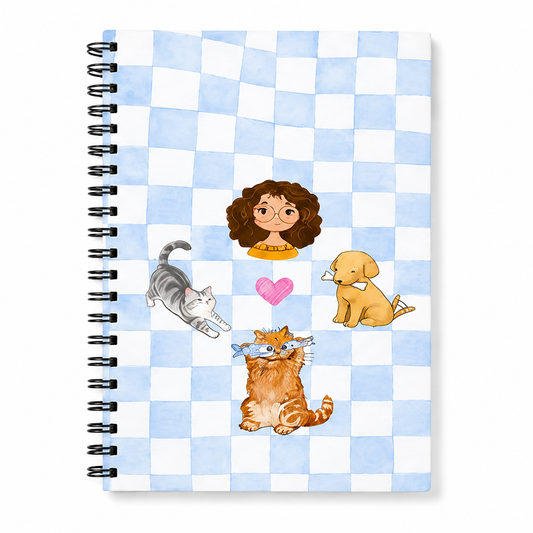Pet Friends A5 Spiral Notebook