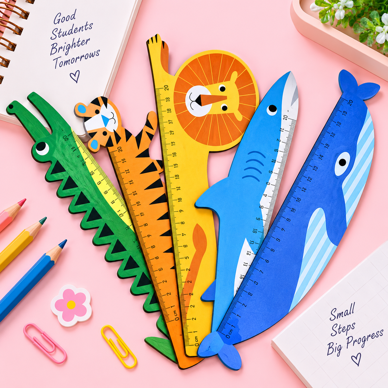 2D Flat Animal Rulers