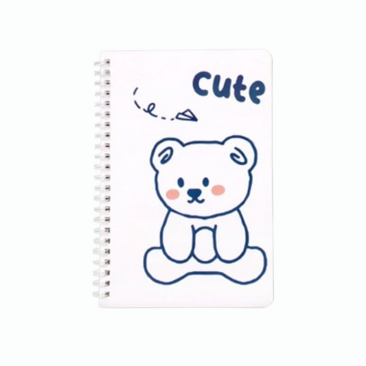 Copy of Cute Cartoon A5 Spiral Notebook (Cute)