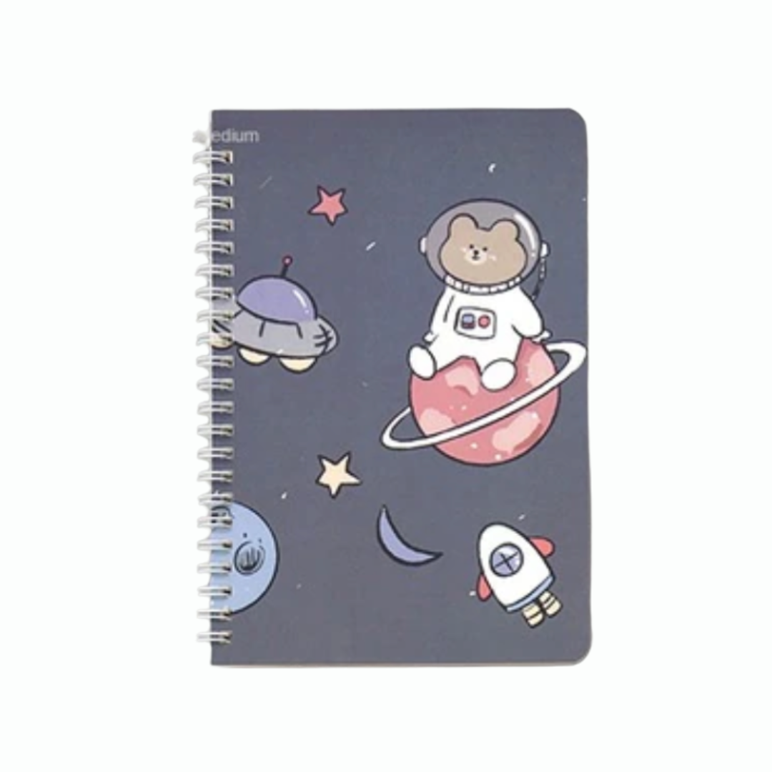 cute a5 bear notebook spiral