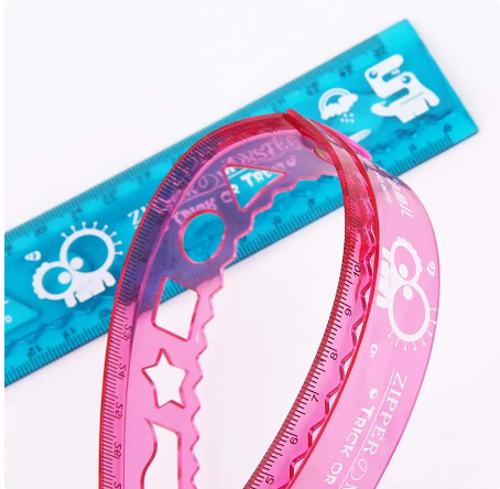 Paper Doll Ruler Paper Bear Shop - Kawaii Unicorn Ruler -Online Stationery Store