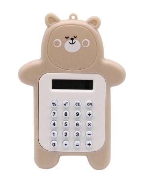 Pocket Sized Bear Calculator - Yellow