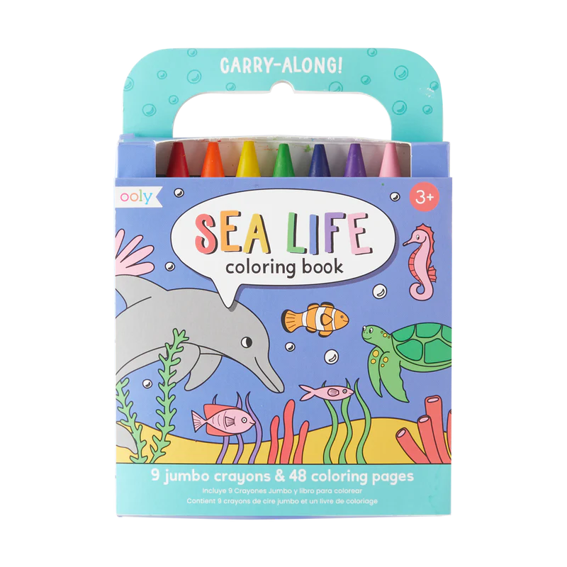 Carry Along Coloring Book - Sea Life